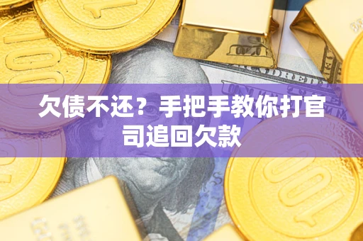 武汉欠债不还？手把手教你打官司追回欠款
