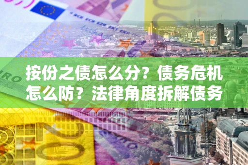 武汉按份之债怎么分？债务危机怎么防？法律角度拆解债务分配与风险自保指南