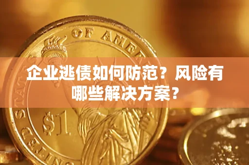 武汉企业逃债如何防范？风险有哪些解决方案？