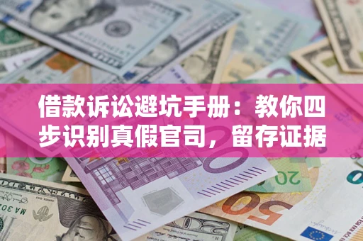 武汉借款诉讼避坑手册：教你四步识别真假官司，留存证据不踩雷