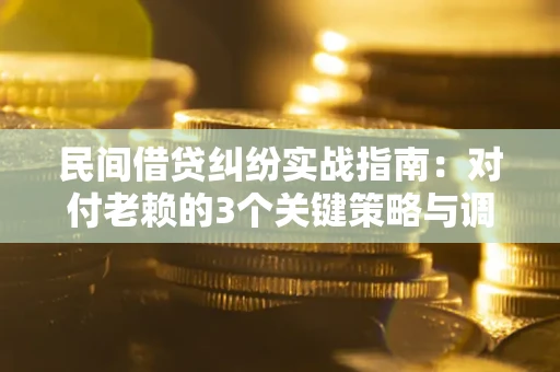 武汉民间借贷纠纷实战指南：对付老赖的3个关键策略与调解盲区解析